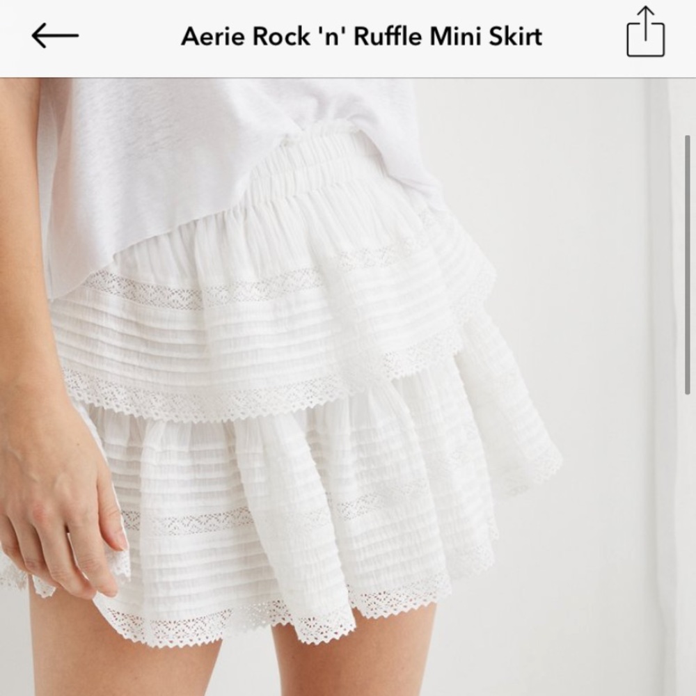 White Arie Skirt